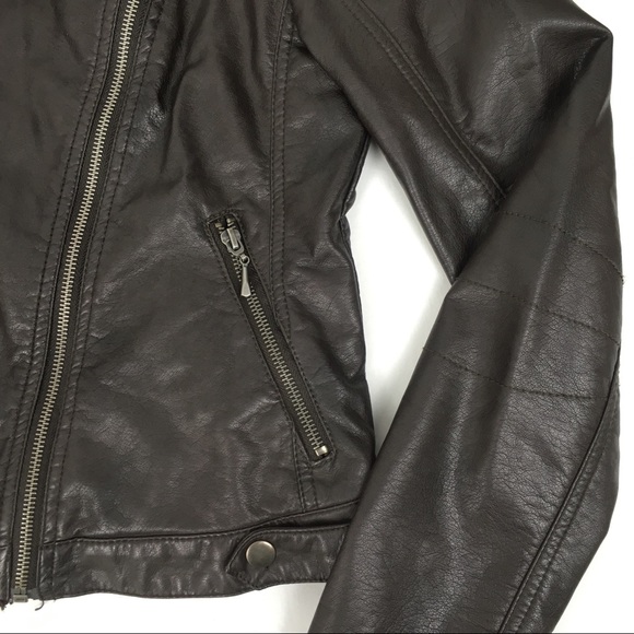 BERNARDO Brown Moto Jacket - Picture 3 of 8